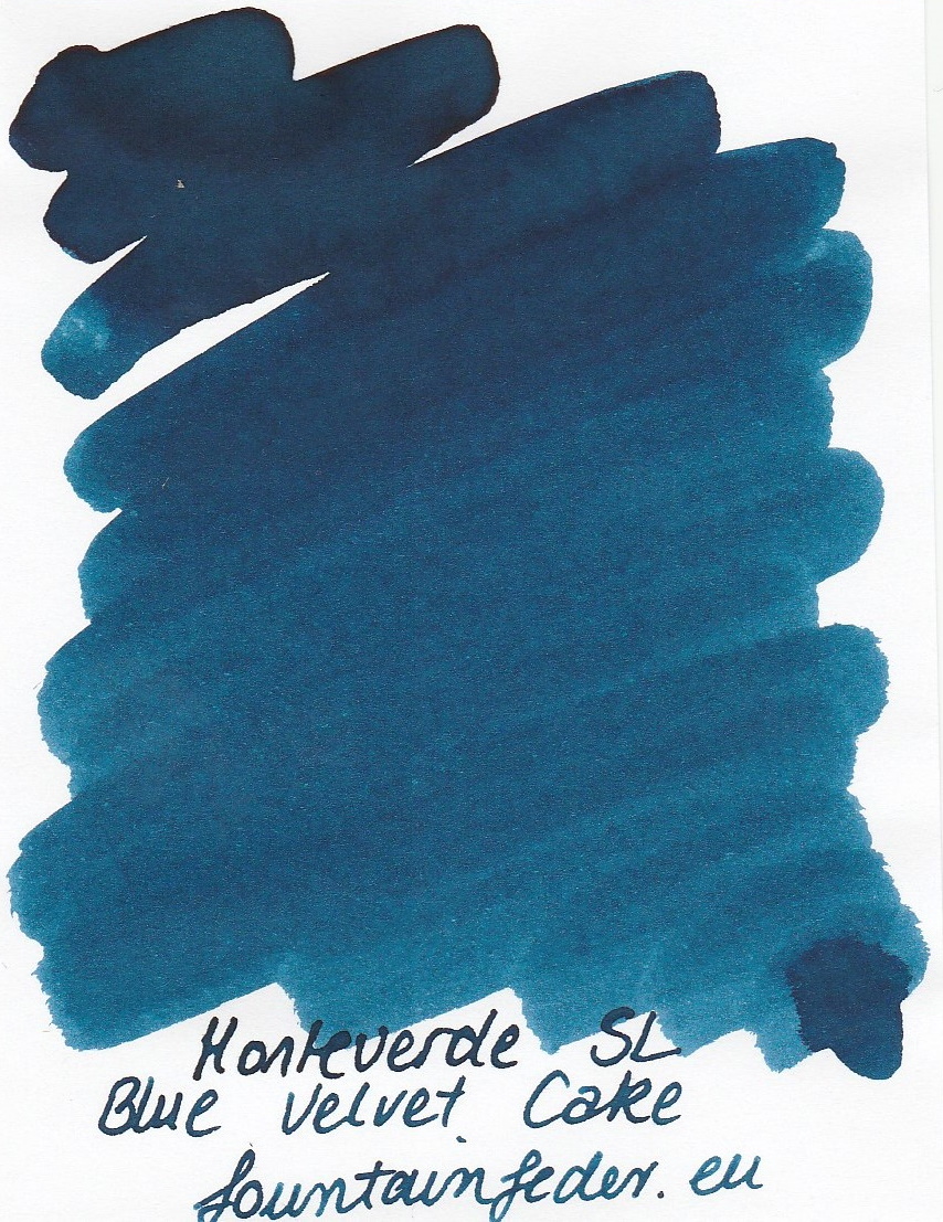Monteverde Sweet LIfe Blue Velvet Cake Ink Sample 2ml
